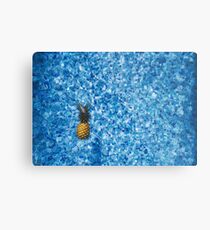 Die blauen Wellen Metalldruck
