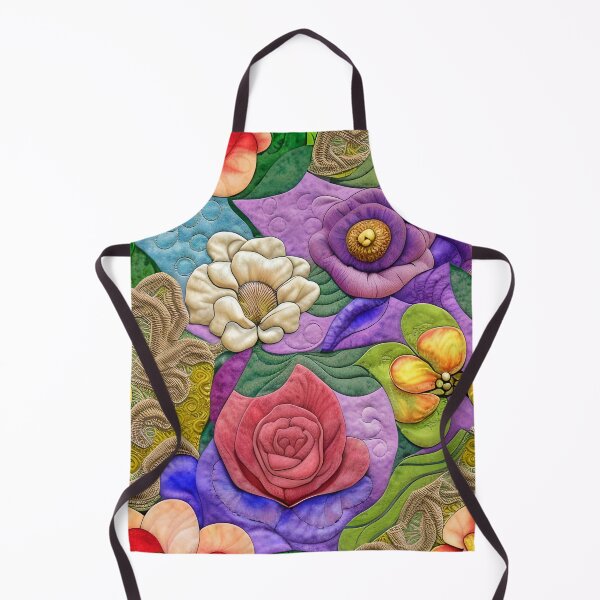 Item preview, Vibrant Pop of Colors Simulated Floral Quilt Pattern designed and sold by Sweet  Zoe Shop.