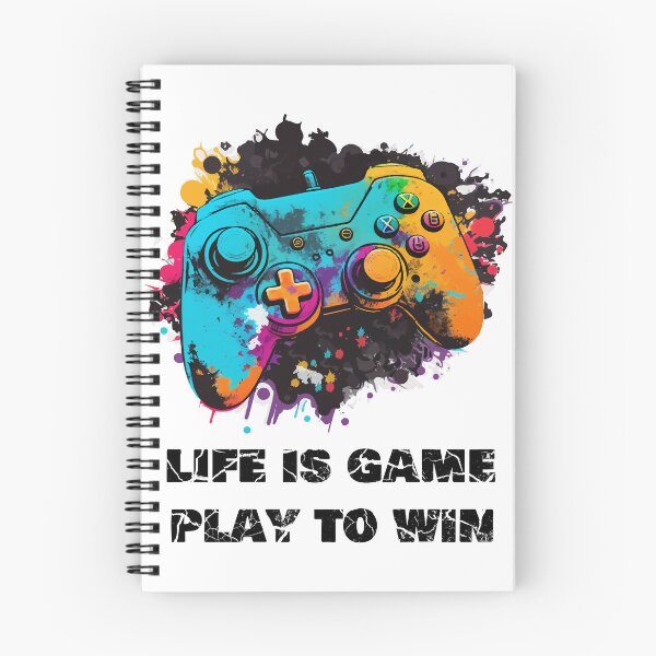 Item preview, Life is like game play to win, Colorful console controller designed and sold by HBWOLFARTS.