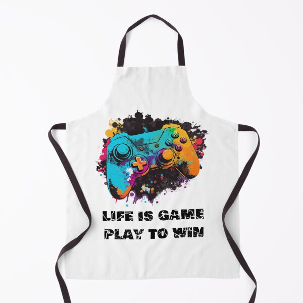 Item preview, Life is like game play to win, Colorful console controller designed and sold by HBWOLFARTS.
