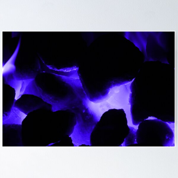 Item preview, Hot coals blue tint fire flame designed and sold by eddiebarronshop.