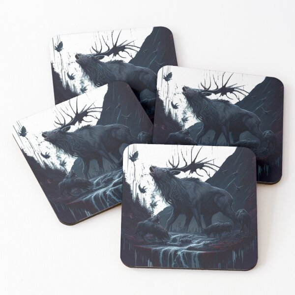 Item preview, Eldritch Elk designed and sold by AndSoWeWeep.