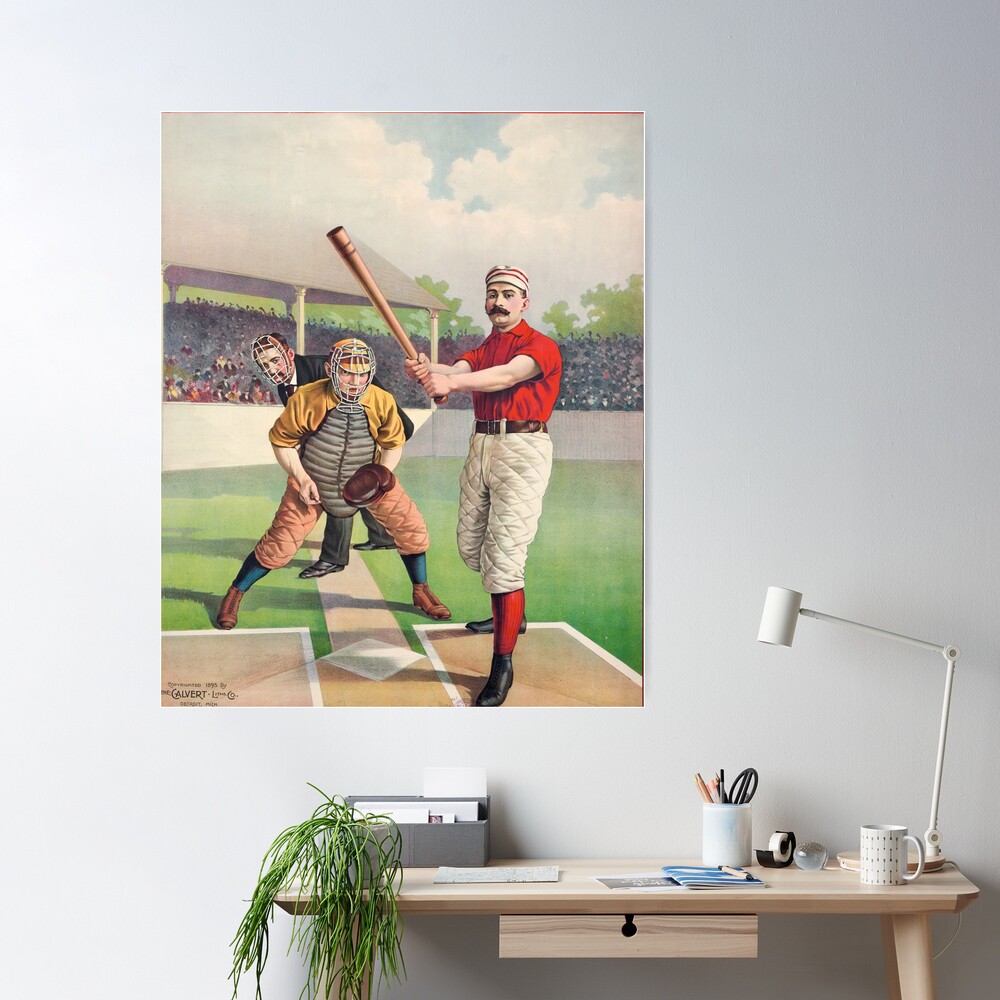 Baseball poster 1800s hi-res stock photography and images - Alamy