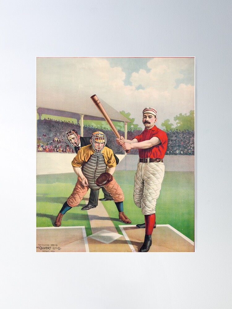 Vintage Baseball Poster, 1800s Essential T-Shirt for Sale by vintage wall  art