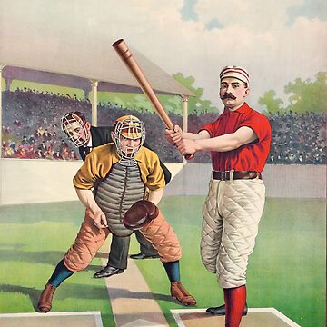 Vintage Baseball Poster, 1800s Poster for Sale by vintage wall art