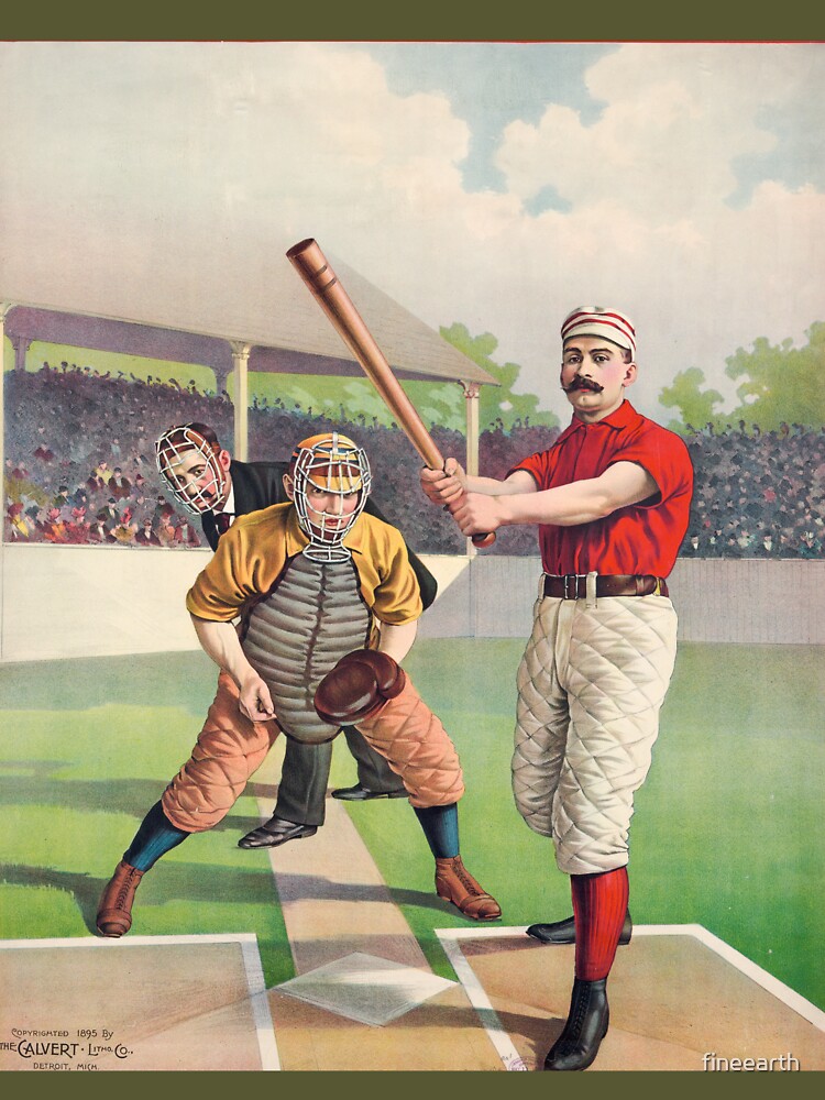 Vintage Baseball Poster, 1800s | Essential T-Shirt