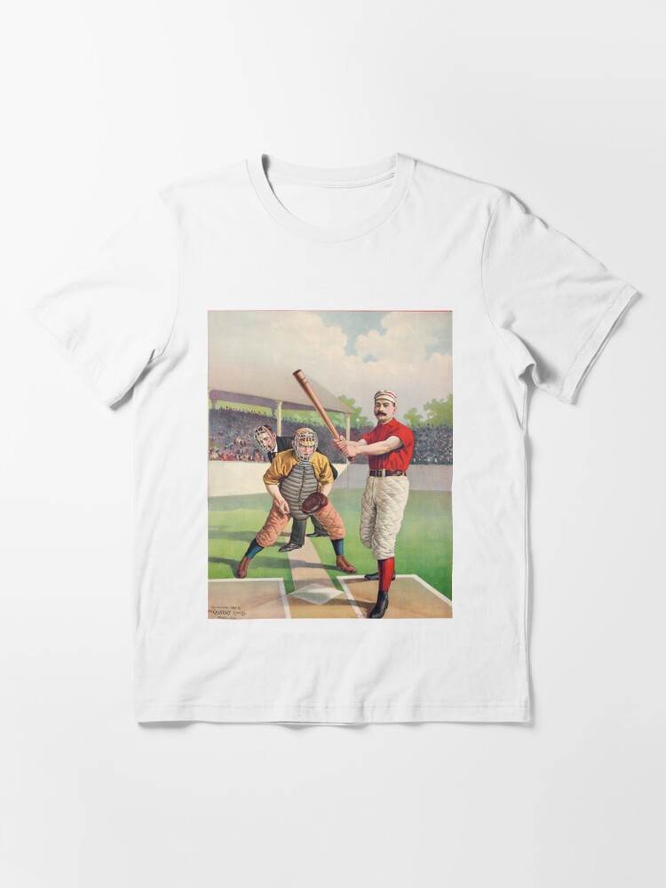 Vintage Baseball Player - Cool Retro Sports Color Poster Shirts And Gifts  Essential T-Shirt for Sale by Sago-Design