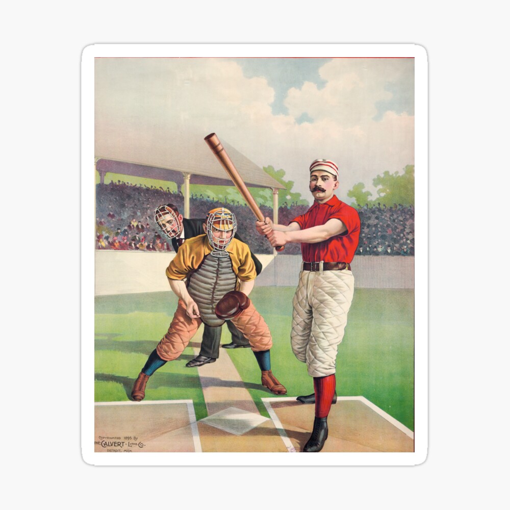 Vintage Baseball Poster, 1800s Poster for Sale by vintage wall art