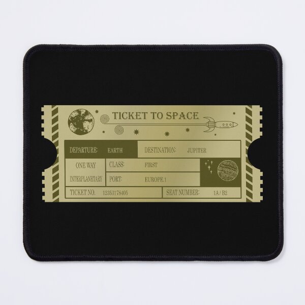 Item preview, Vintage Ticket to Space _ Jupiter designed and sold by jc007.
