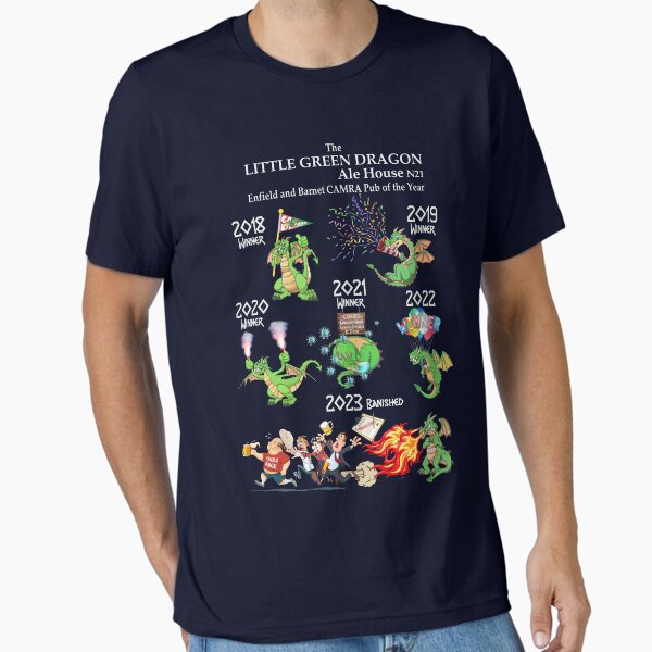 Item preview, Little Green Dragon Pub (White Text) designed and sold by Spyinthesky.