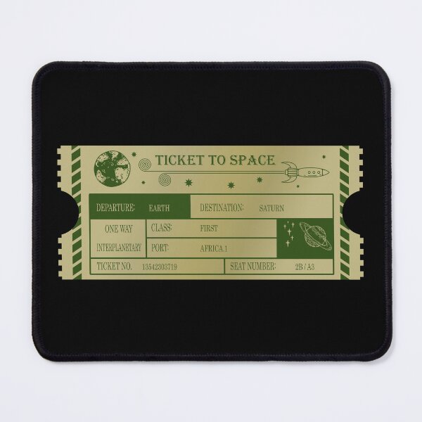 Item preview, Vintage Ticket to Space _ Saturn designed and sold by jc007.