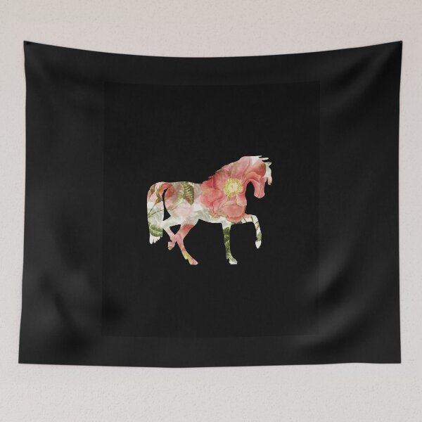 Item preview, Horse with Flowers designed and sold by HanaiPrint.