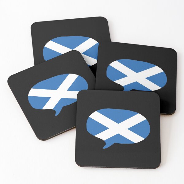 Item preview, ST ANDREWS FLAG on a speech bubble (Talking SCOTLAND) designed and sold by jazzydevil.