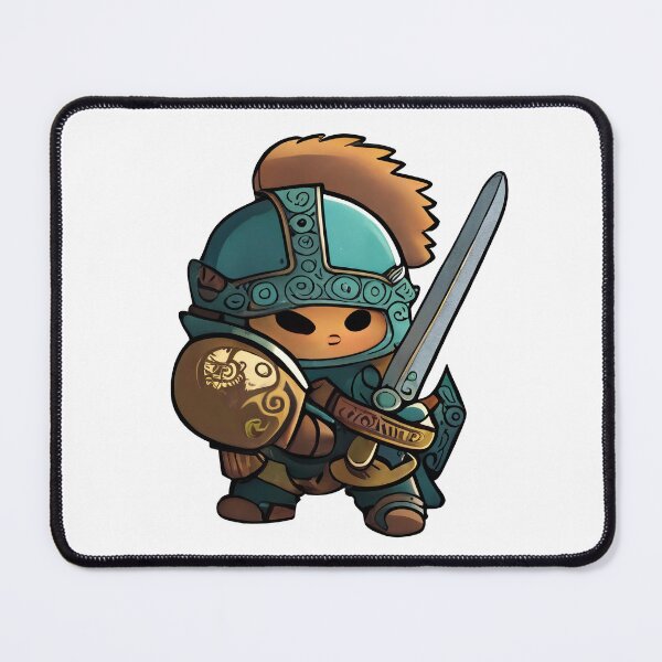 Item preview, Warrior With Sword And Shield designed and sold by TaurusDigital.