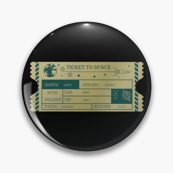 Artikelvorschau, Vintage Ticket to Space _ Uranus entworfen und verkauft von jc007.