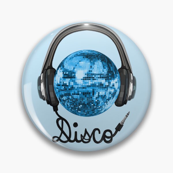 Item preview, Blue Disco Ball Music Headphones designed and sold by Deborah Camp.