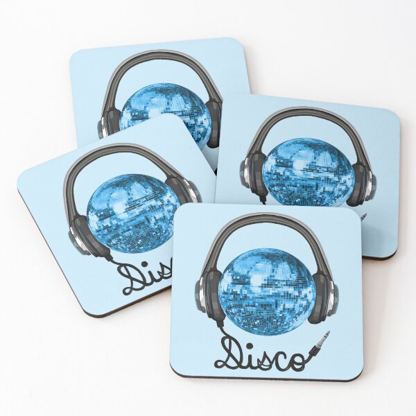 Item preview, Blue Disco Ball Music Headphones designed and sold by Deborah Camp.