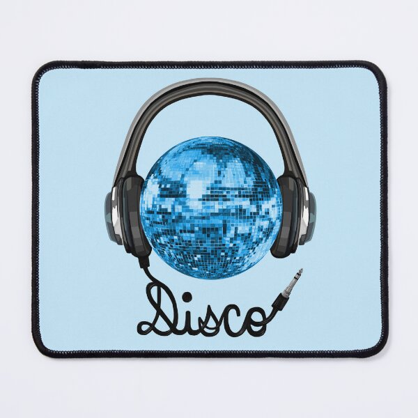 Item preview, Blue Disco Ball Music Headphones designed and sold by Deborah Camp.