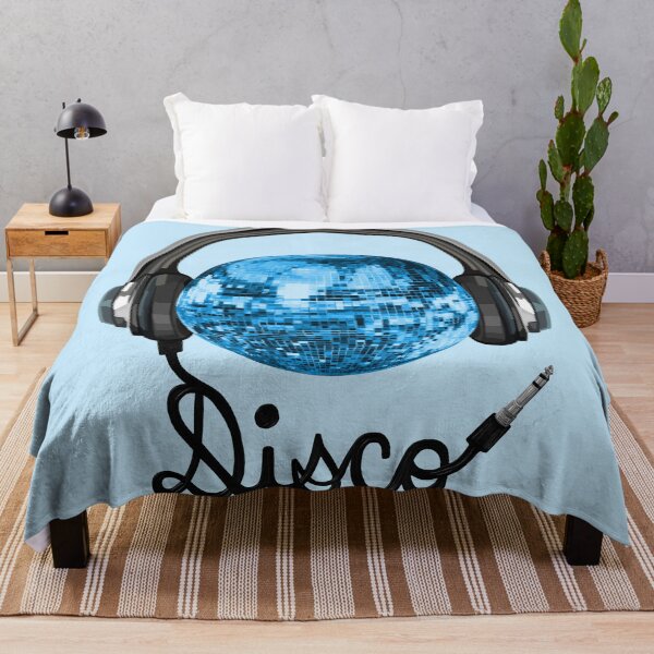 Item preview, Blue Disco Ball Music Headphones designed and sold by Deborah Camp.