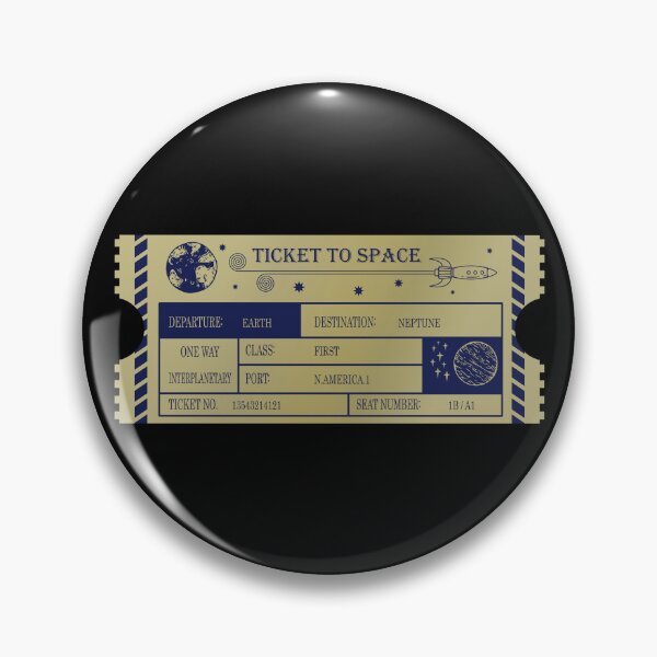 Artikelvorschau, Vintage Ticket to Space _ Neptun entworfen und verkauft von jc007.