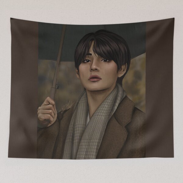 Item preview, Cozy Taehyung in the rain designed and sold by lordmooh.