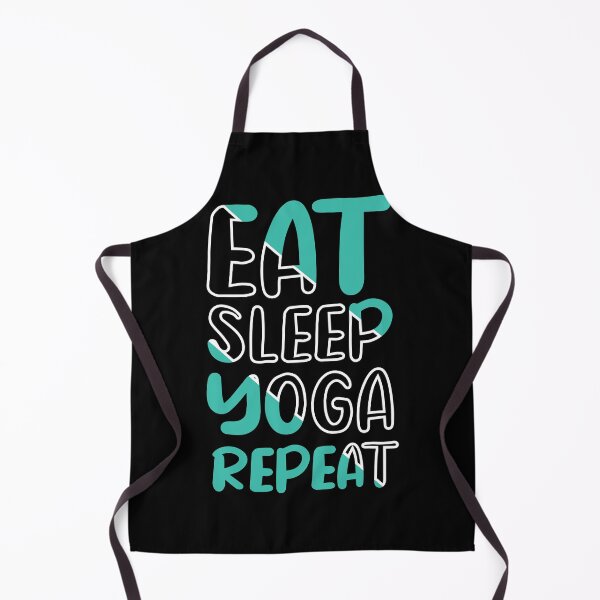 Aperçu de l'œuvre Eat sleep yoga repeat créée et vendue par Best-Designers.