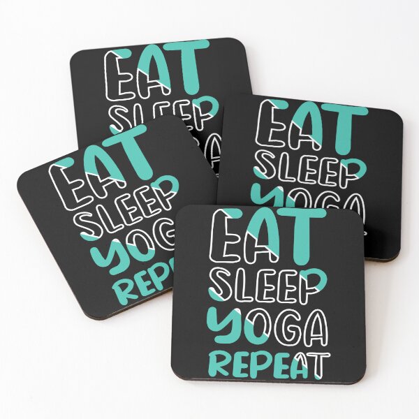 Artikelvorschau, Eat sleep yoga repeat entworfen und verkauft von Best-Designers.