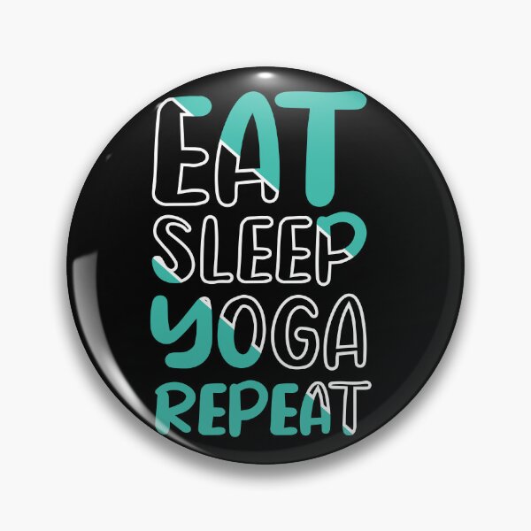 Artikelvorschau, Eat sleep yoga repeat entworfen und verkauft von Best-Designers.