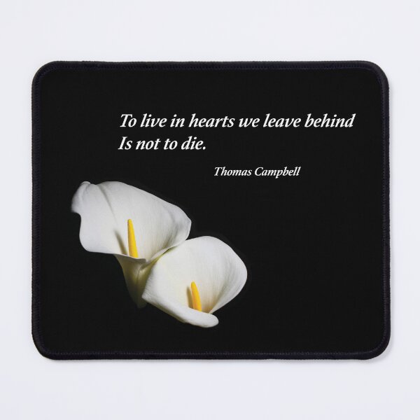 Item preview, Words from the poem 'Hallowed Ground' designed and sold by ThatsNovelGifts.