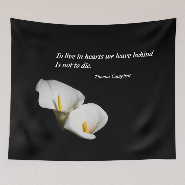 Item preview, Words from the poem 'Hallowed Ground' designed and sold by ThatsNovelGifts.