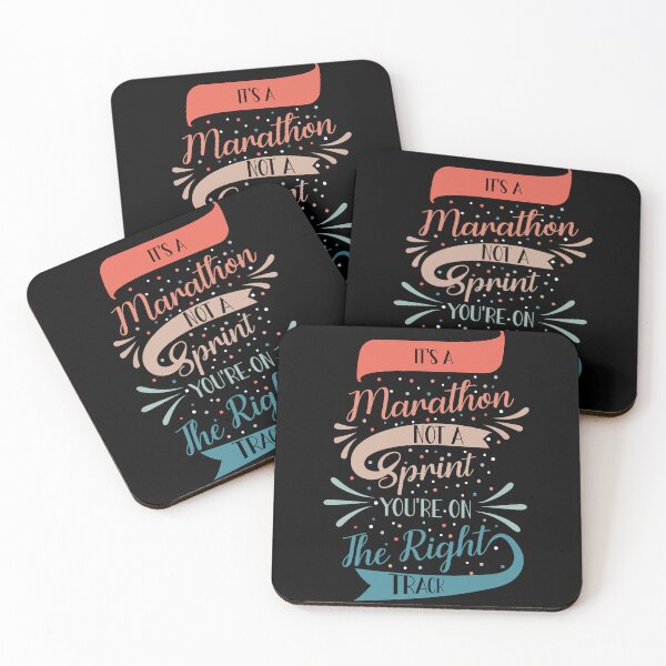 Item preview, It's a marathon not a sprint you're on the right track designed and sold by Best-Designers.