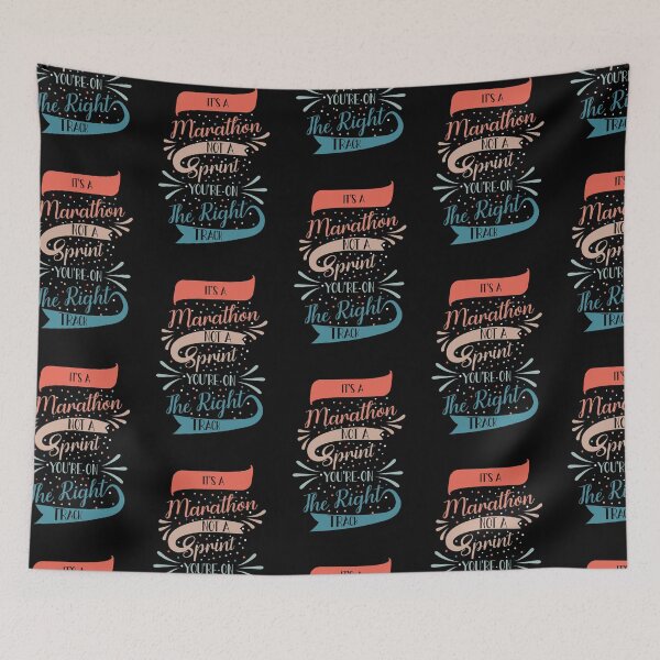 Item preview, It's a marathon not a sprint you're on the right track designed and sold by Best-Designers.