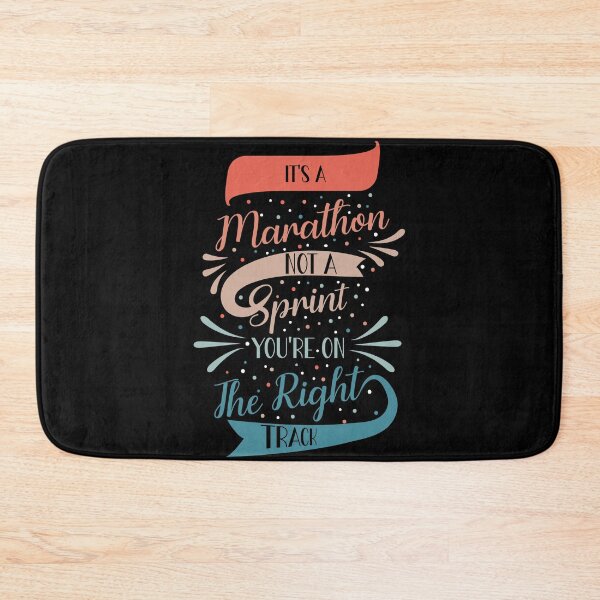 Item preview, It's a marathon not a sprint you're on the right track designed and sold by Best-Designers.