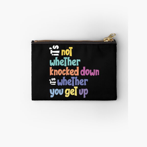 Item preview, It's not whether knocked down it's whether you get up designed and sold by Best-Designers.