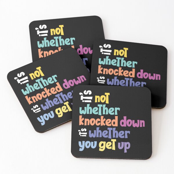 Item preview, It's not whether knocked down it's whether you get up designed and sold by Best-Designers.