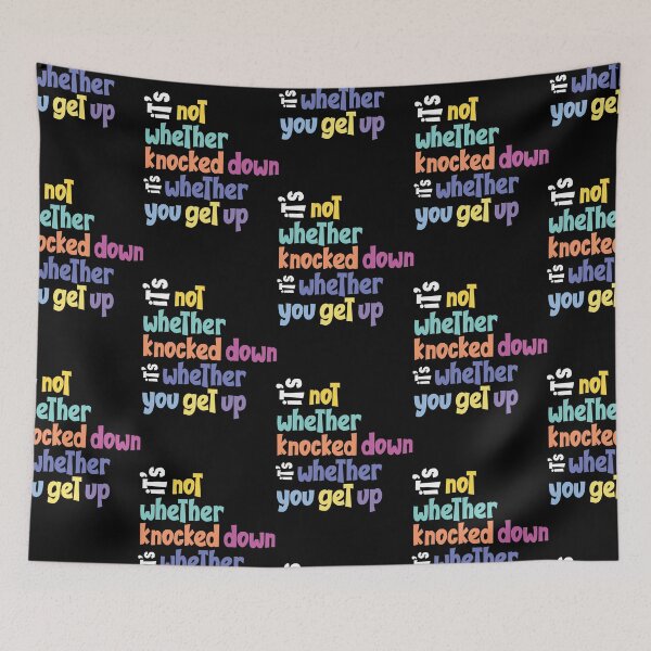 Item preview, It's not whether knocked down it's whether you get up designed and sold by Best-Designers.
