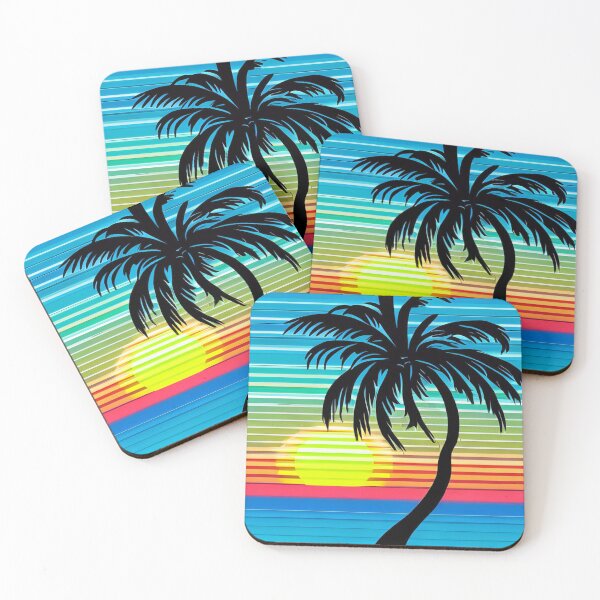 Item preview, 80's Retro Palm Tree Sunset designed and sold by JerichoYork.