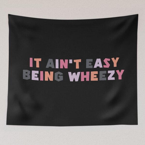 Item preview, It Ain't Easy Being Wheezy Inhaler-asthma funny memes designed and sold by retro10.