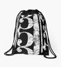 C-Clef, Alto Clef, Viola Key, Tenor Clef Vintage White Drawstring Bag