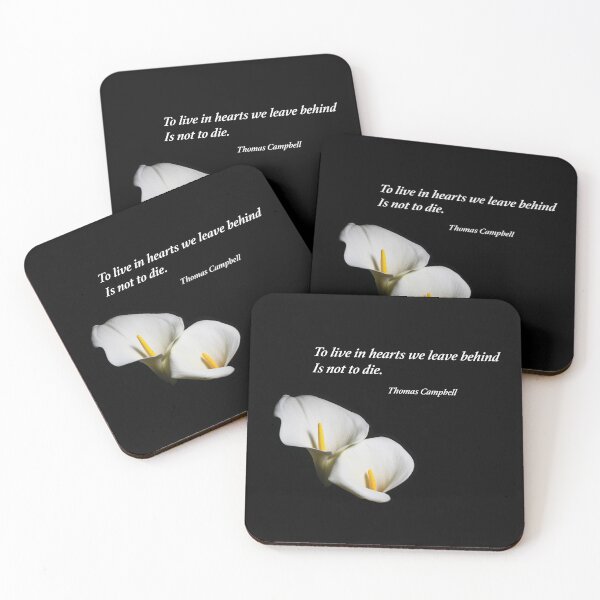 Item preview, Words from the poem 'Hallowed Ground' designed and sold by ThatsNovelGifts.