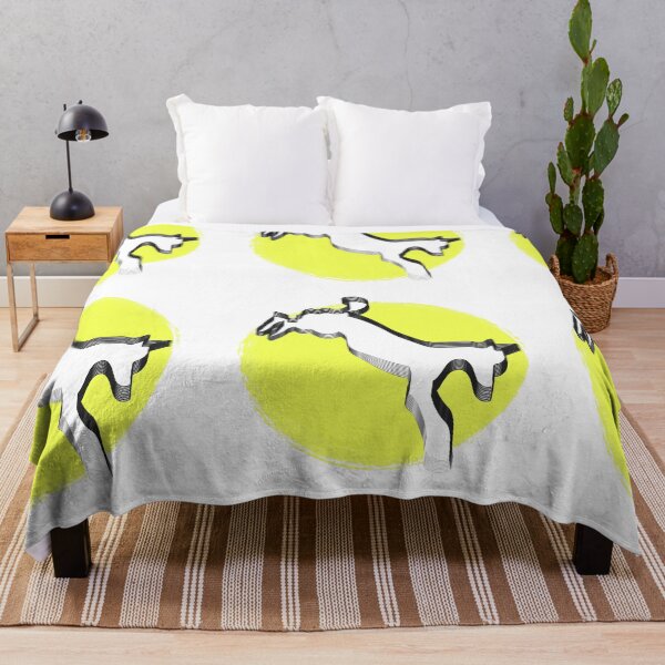 Item preview, Stylized silhouette of a dog in a jump designed and sold by uliklo.