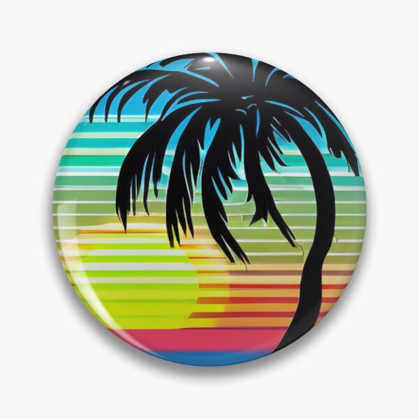 Item preview, 80's Retro Palm Tree Sunset designed and sold by JerichoYork.