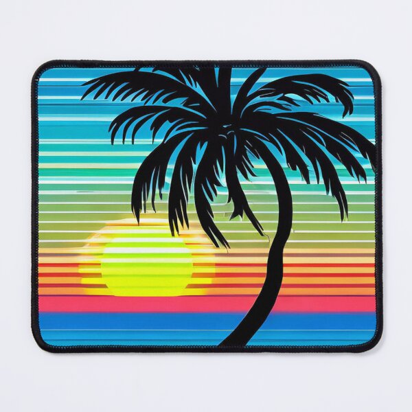Item preview, 80's Retro Palm Tree Sunset designed and sold by JerichoYork.