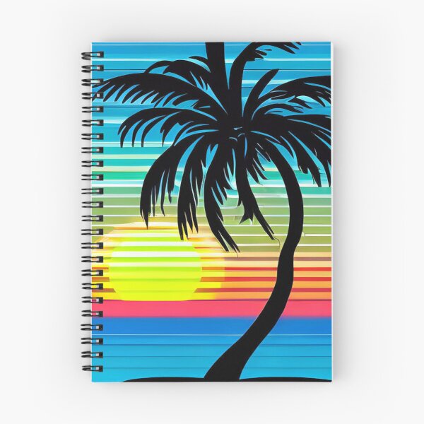 Item preview, 80's Retro Palm Tree Sunset designed and sold by JerichoYork.