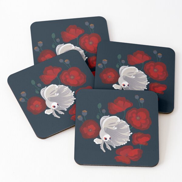Item preview, Bettas and Poppies designed and sold by pikaole.