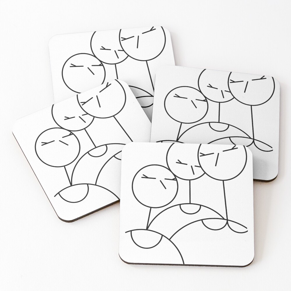 Item preview, Coasters (Set of 4) designed and sold by Mits0.