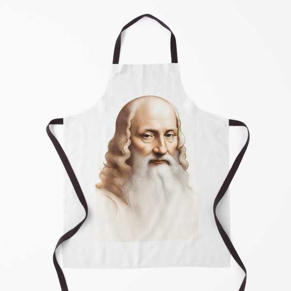 Item preview, Modernized Self-portrait of Leonardo da Vinci designed and sold by Pixel Perfect Beauties.