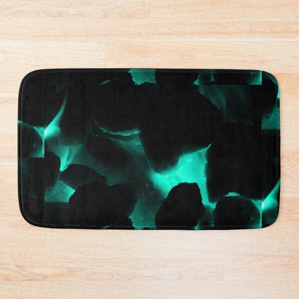 Item preview, Hot coals fire flame cyan tint designed and sold by eddiebarronshop.