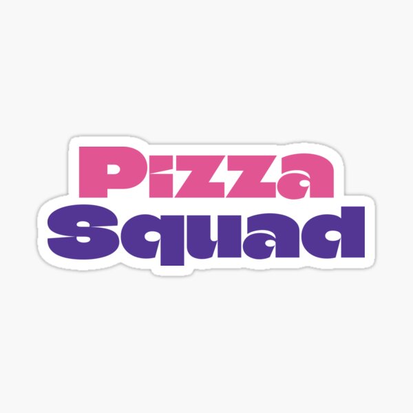 Pizza Squad Pegatina