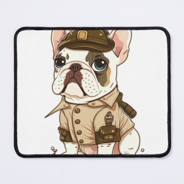 Item preview, Frenchie the Soldier French Bulldog designed and sold by PetsEnough.